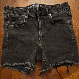American Eagle Outfitters Black Stretch Shorts